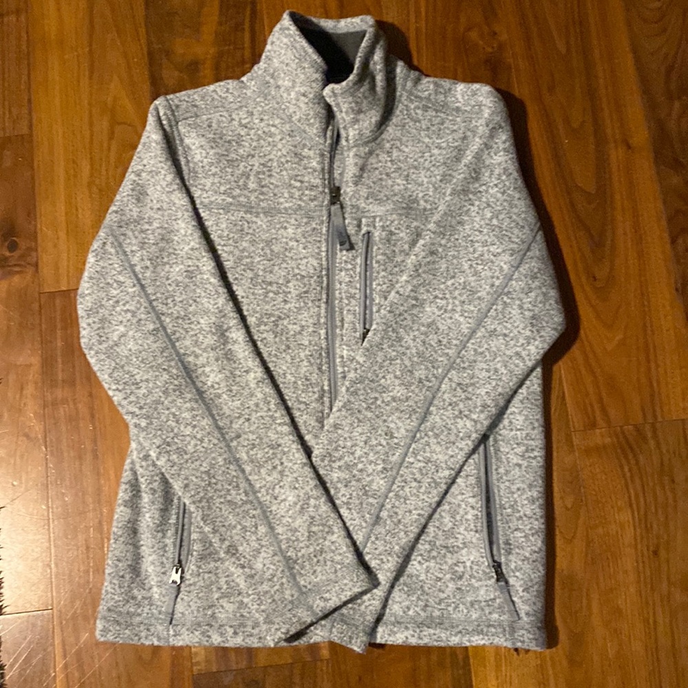 Kids Gray Full-Zip Fleece Jacket